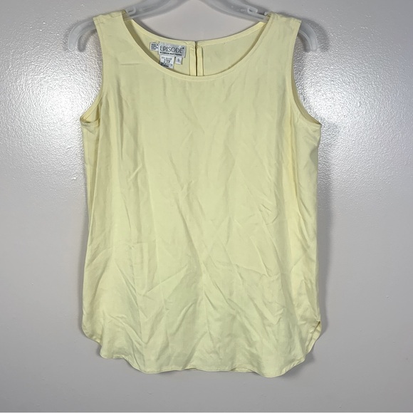 Episode Tops - VTG 90s Episode by Carolyn Wright Freeman 100% Silk Tank Top